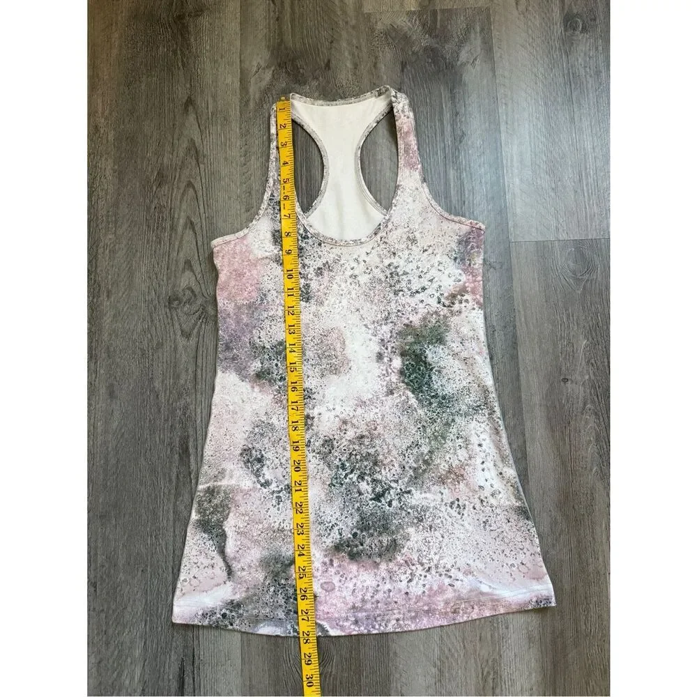 Lululemon Cool Racerback Tank Top Sugar Crush Multi 6 Workout